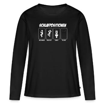 Kellner Geschenk Schichtarbeiter Kellner - Frauen Premium Bio Langarmshirt - Schwarz - Vorne - Julia (174cm)