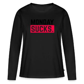 Monday sucks. Assembly stinks - Women's Premium Organic Long Sleeve Shirt - black - Front - Julia (174cm)