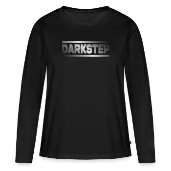 Darkstep Junglist DNB Drum and Bass - T-shirt manches longues Premium bio Femme - noir - Devant - Julia (174cm)