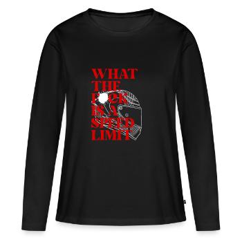 Auto - Frauen Premium Bio Langarmshirt - Schwarz - Vorne - Julia (174cm)