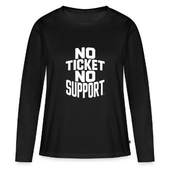 Systemadministrator Support Technischer Support - Frauen Premium Bio Langarmshirt - Schwarz - Vorne - Julia (174cm)