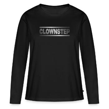 Clownstep DNB Drum n Bass Junglist - T-shirt manches longues Premium bio Femme - noir - Devant - Julia (174cm)