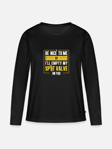 Euphonium Empty My Spit Valve On You Lustiger - Frauen Premium Bio Langarmshirt - Schwarz