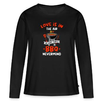 Barbecue Grill Grill Accessoires BBQ Grill Master Grill Grill - T-shirt manches longues Premium bio Femme - noir - Devant - Julia (174cm)