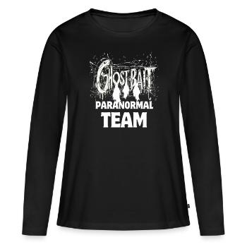L’équipe paranormale de GhostBait - T-shirt manches longues Premium bio Femme - noir - Devant - Julia (174cm)