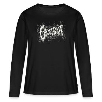Appât fantôme Horreur Style paranormal - T-shirt manches longues Premium bio Femme - noir - Devant - Julia (174cm)