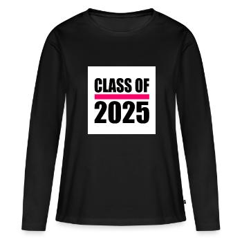 Class of 2025 - Women's Premium Organic Long Sleeve Shirt - black - Front - Julia (174cm)