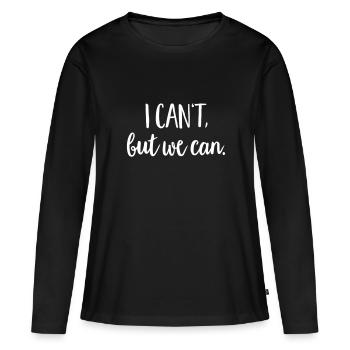 Teamwork - Frauen Premium Bio Langarmshirt - Schwarz - Vorne - Julia (174cm)