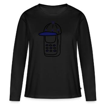 handicap - Women's Premium Organic Long Sleeve Shirt - black - Front - Julia (174cm)