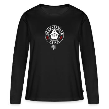 Schwarzwald Team - Frauen Premium Bio Langarmshirt - Schwarz - Vorne - Julia (174cm)