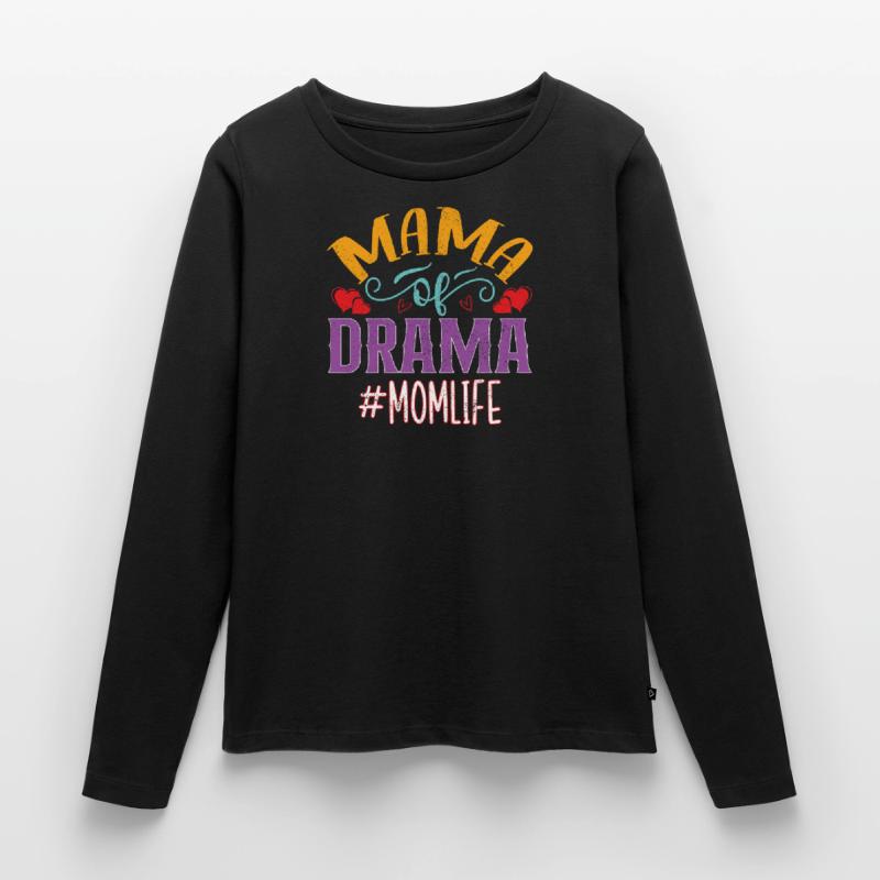Mama Mutter Mom Muttertag - Muttertagsdesign Frauen Premium Bio Langarmshirt
