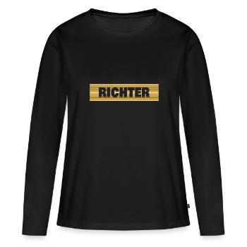 Profession de juge - T-shirt manches longues Premium bio Femme - noir - Devant - Julia (174cm)