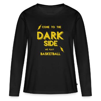 Gift basketball basketball funny sport passion - Women's Premium Organic Long Sleeve Shirt - black - Front - Julia (174cm)