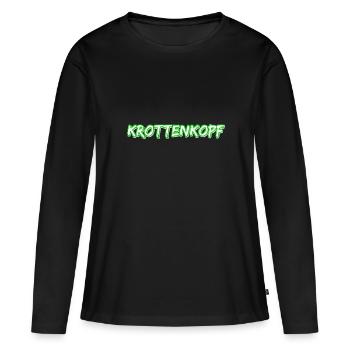 Trekking Krottenkopf - T-shirt manches longues Premium bio Femme - noir - Devant - Julia (174cm)