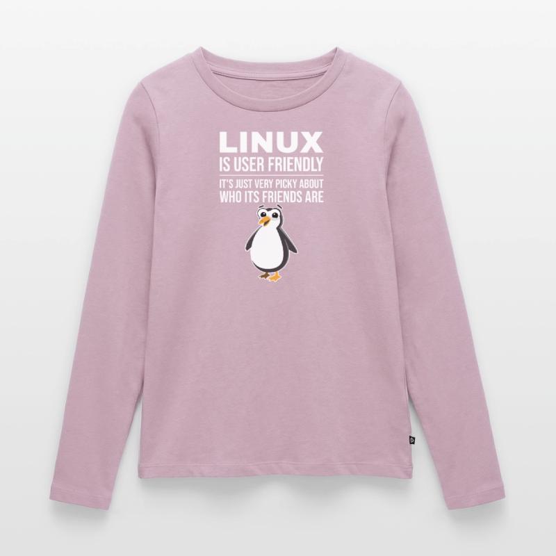 Linux Cloud Computing Engineer Frauen Premium Bio Langarmshirt