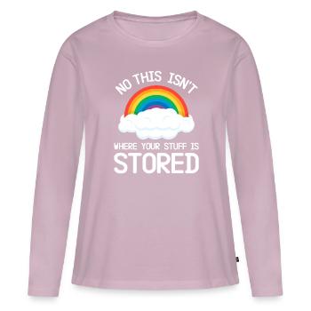Sysadmin Cloud Computing-Ingenieur - Frauen Premium Bio Langarmshirt - Altrosa - Vorne - Julia (174cm)
