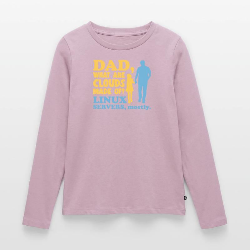 Cloud Computing Informatik Tech Frauen Premium Bio Langarmshirt