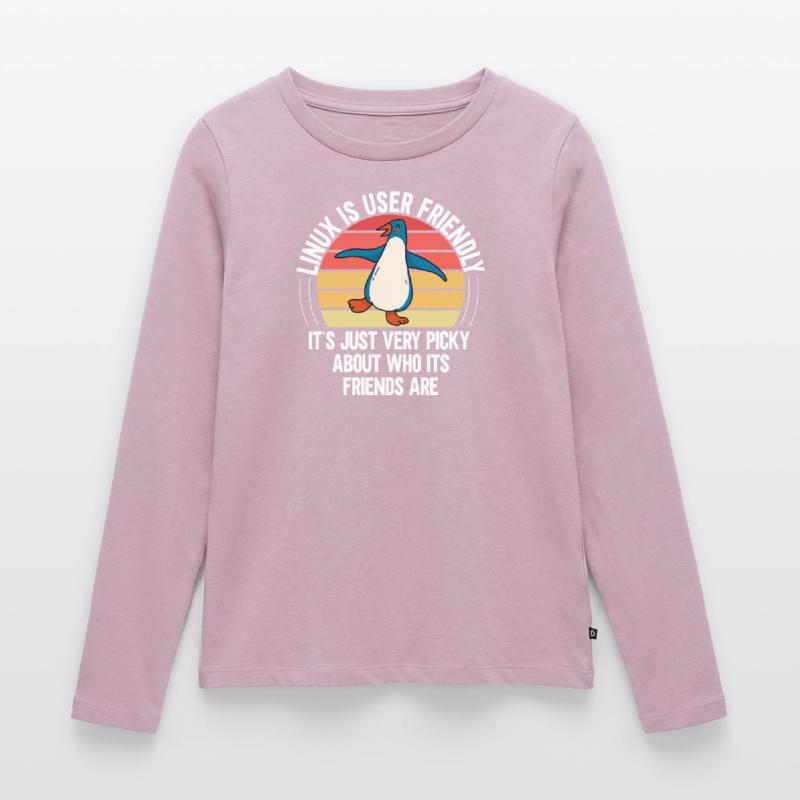 Linux Programmierung Cloud Computing Frauen Premium Bio Langarmshirt