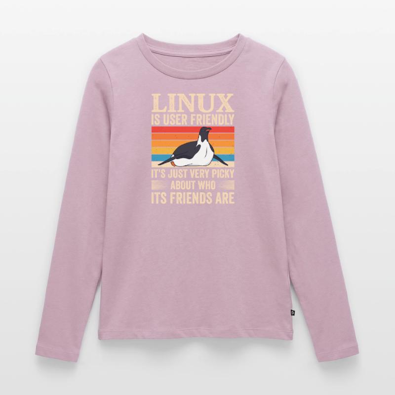 Linux Programmierung Cloud Computing Frauen Premium Bio Langarmshirt