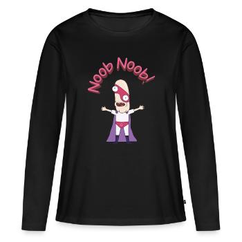 Rick and Morty Noob Noob - Women's Premium Organic Long Sleeve Shirt - black - Front - Julia (174cm)