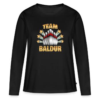 Skittles Baldur - Women's Premium Organic Long Sleeve Shirt - black - Front - Julia (174cm)