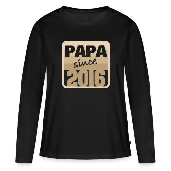 Charrette à bras 2016 - T-shirt manches longues Premium bio Femme - noir - Devant - Julia (174cm)