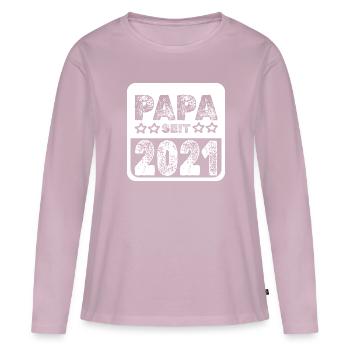 2021 - Frauen Premium Bio Langarmshirt - Altrosa - Vorne - Julia (174cm)