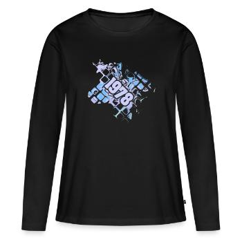 Computer 1978 - Women's Premium Organic Long Sleeve Shirt - black - Front - Julia (174cm)