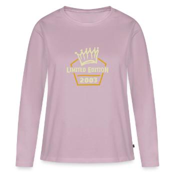 2003 - Women's Premium Organic Long Sleeve Shirt - dusky pink - Front - Julia (174cm)