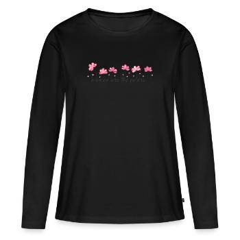 Les femmes sont l’avenir - T-shirt manches longues Premium bio Femme - noir - Devant - Julia (174cm)