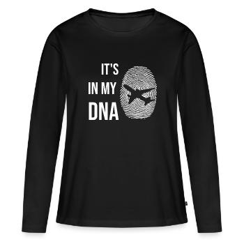 Pilot Aircraft Aviation Aviation Cadeau - T-shirt manches longues Premium bio Femme - noir - Devant - Julia (174cm)