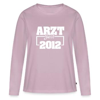 2012 - Women's Premium Organic Long Sleeve Shirt - dusky pink - Front - Julia (174cm)