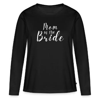 Mutter Der Braut Hochzeit Bachelorette Frauen - Frauen Premium Bio Langarmshirt - Schwarz - Vorne - Julia (174cm)