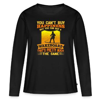 Vous ne pouvez pas acheter de la chance, mais vous pouvez acheter un - T-shirt manches longues Premium bio Femme - noir - Devant - Julia (174cm)