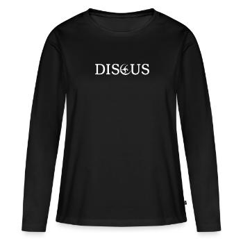 Athlétisme Lancer du disque Athlètes - T-shirt manches longues Premium bio Femme - noir - Devant - Julia (174cm)