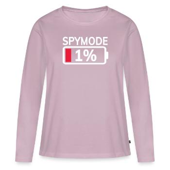 Spymode Kamera Spionage Versteckter Rekorder - Frauen Premium Bio Langarmshirt - Altrosa - Vorne - Julia (174cm)