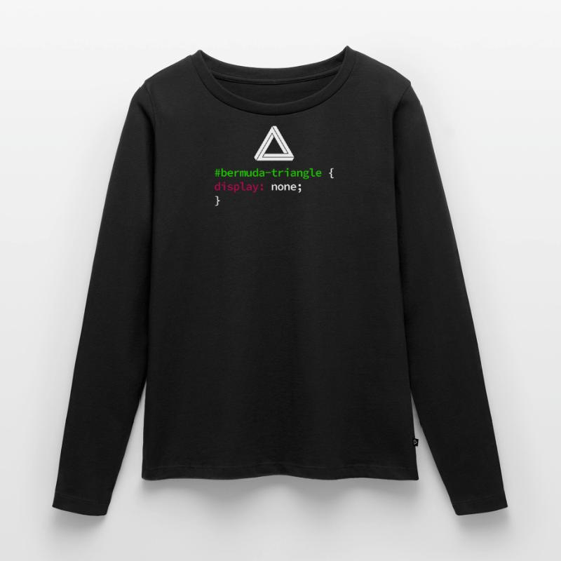 Code de codage des développeurs de programmeurs Web et CSS T-shirt manches longues Premium bio Femme