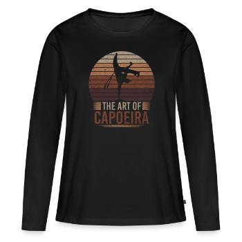 The Art Of Capoeira Dance Style Martial Arts Martial Arts - Women's Premium Organic Long Sleeve Shirt - black - Front - Julia (174cm)