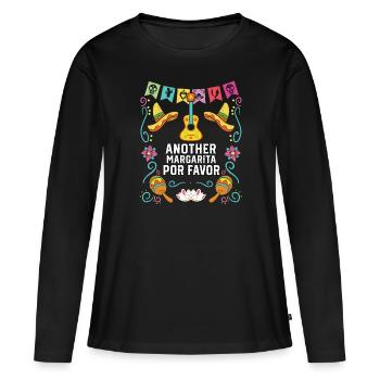 Another Margarita Por Favor Margarita Drinker - Women's Premium Organic Long Sleeve Shirt - black - Front - Julia (174cm)