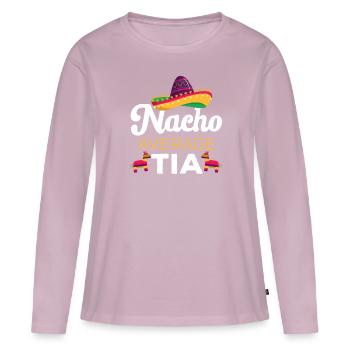 Cinco de Mayo Nacho Average Tia Mexikanische Tante - Frauen Premium Bio Langarmshirt - Altrosa - Vorne - Julia (174cm)
