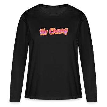 Vintage Thaïlande Vacances Asie Thaï Ko Chang - T-shirt manches longues Premium bio Femme - noir - Devant - Julia (174cm)