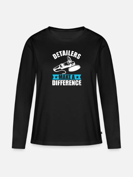Autoaufbereiter machen den unterschied - Frauen Premium Bio Langarmshirt - Schwarz