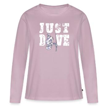 Preventivo apneista Apnea - Maglia a maniche lunghe ecologica premium da donna - rosa antico - Fronte - Julia (174cm)