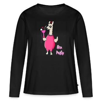 Bachelorette Party Bachelorette Funny - Women's Premium Organic Long Sleeve Shirt - black - Front - Julia (174cm)