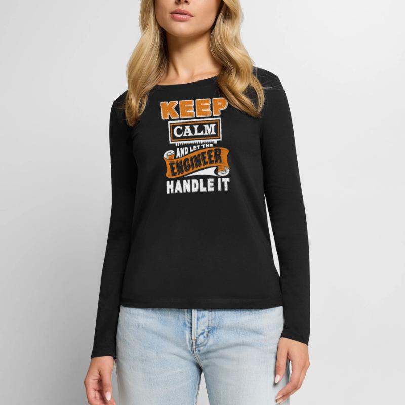 Engineer Let Engineer Handle It Women's Premium Organic Long Sleeve Shirt