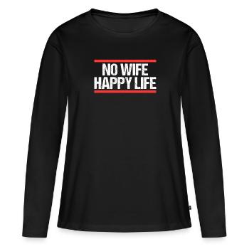 Divorce Séparation Divorce Divorce - T-shirt manches longues Premium bio Femme - noir - Devant - Julia (174cm)