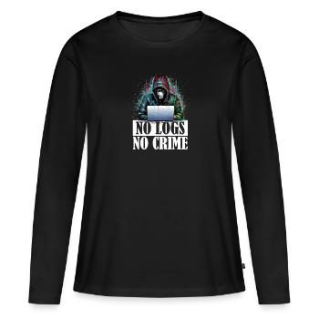 Keine Protokolle, kein Verbrechen für ethische - Frauen Premium Bio Langarmshirt - Schwarz - Vorne - Julia (174cm)
