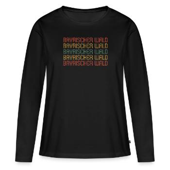 Bavarian Forest - Women's Premium Organic Long Sleeve Shirt - black - Front - Julia (174cm)