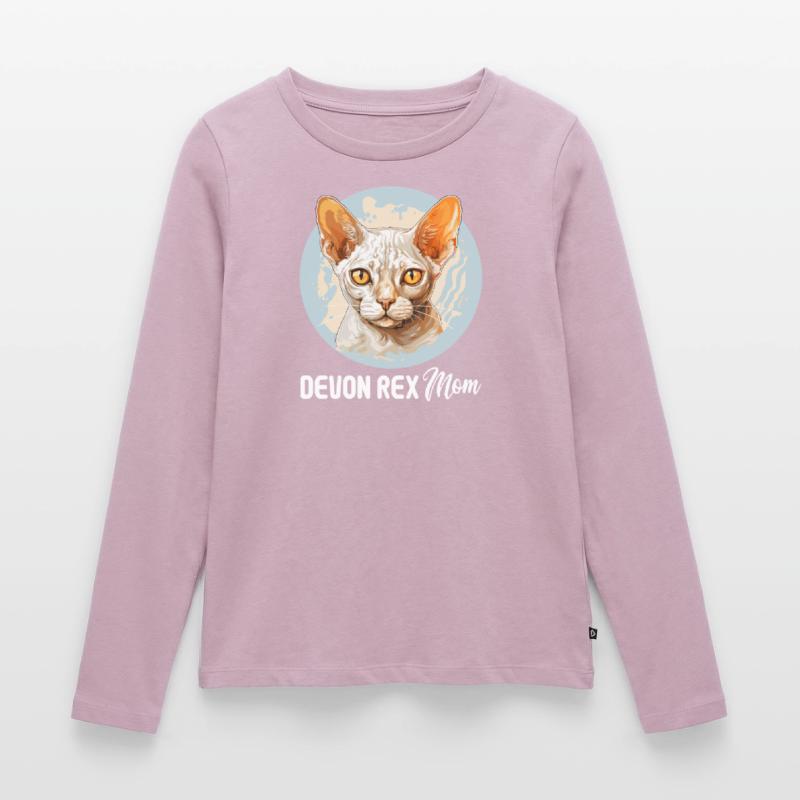 Devon Rex Kätzchen Devon Rex Katze Frauen Premium Bio Langarmshirt