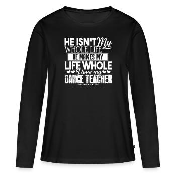Security Guard I Love My Security Guard - Women's Premium Organic Long Sleeve Shirt - black - Front - Julia (174cm)